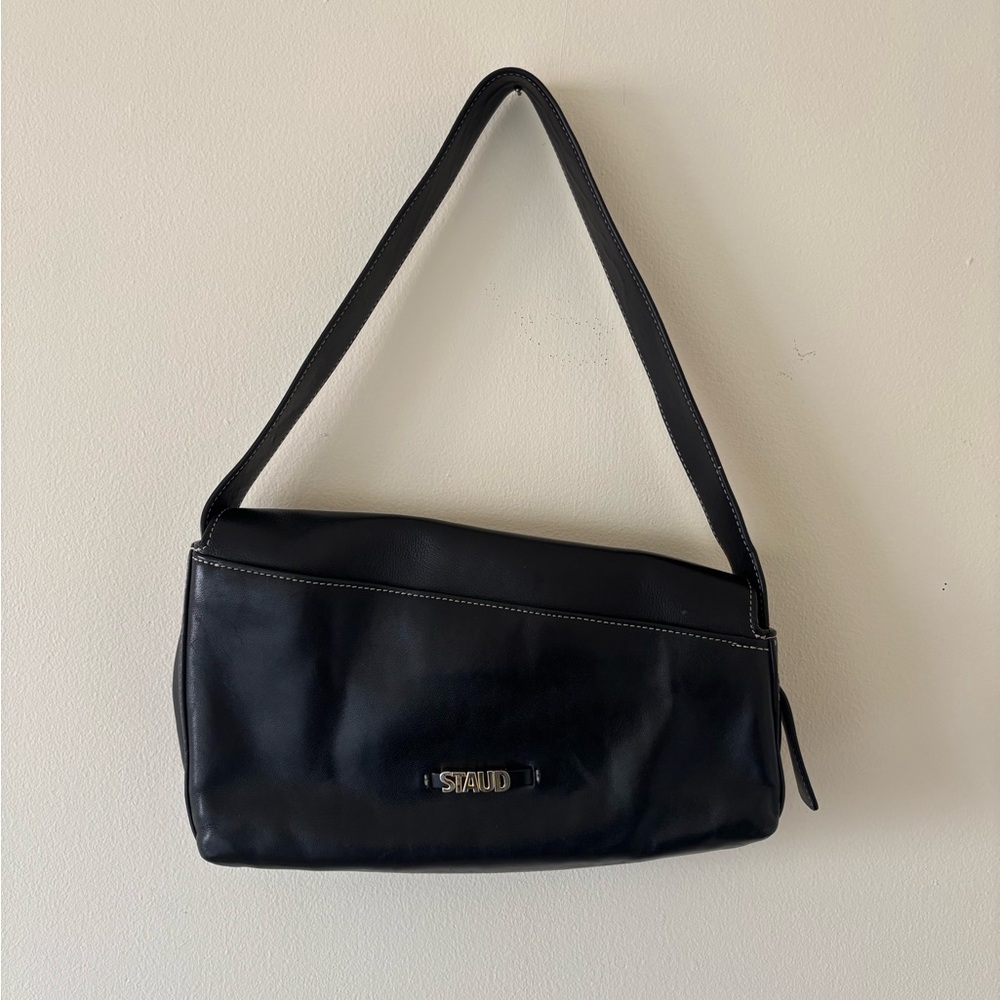 STAUD Black Shoulder Bag
